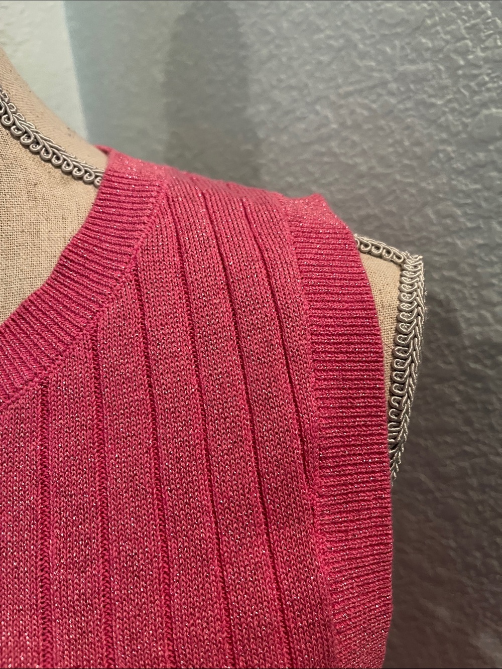 House of Harlow 1960 Metallic Pink Dress - Picture 3 of 5